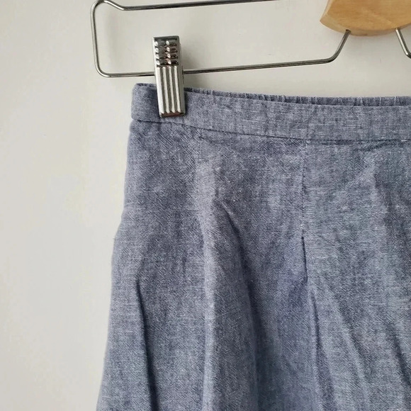 Uniqlo linen  cotton high waist midi skirt - Picture 2 of 8